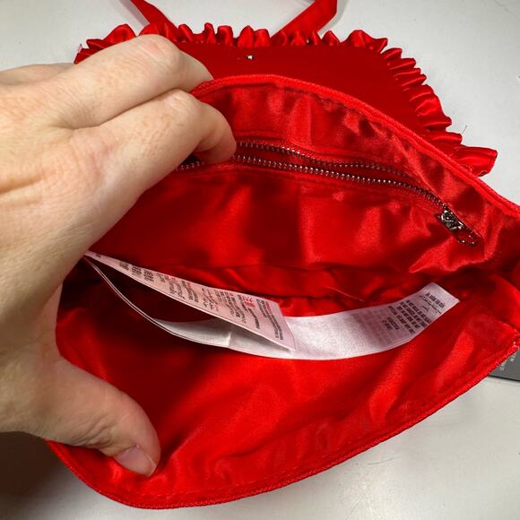 Disney Parks Minnie Mouse Red Crossbody Bag Polka Dot Adjustable NEW WITH TAGS - Picture 5 of 8